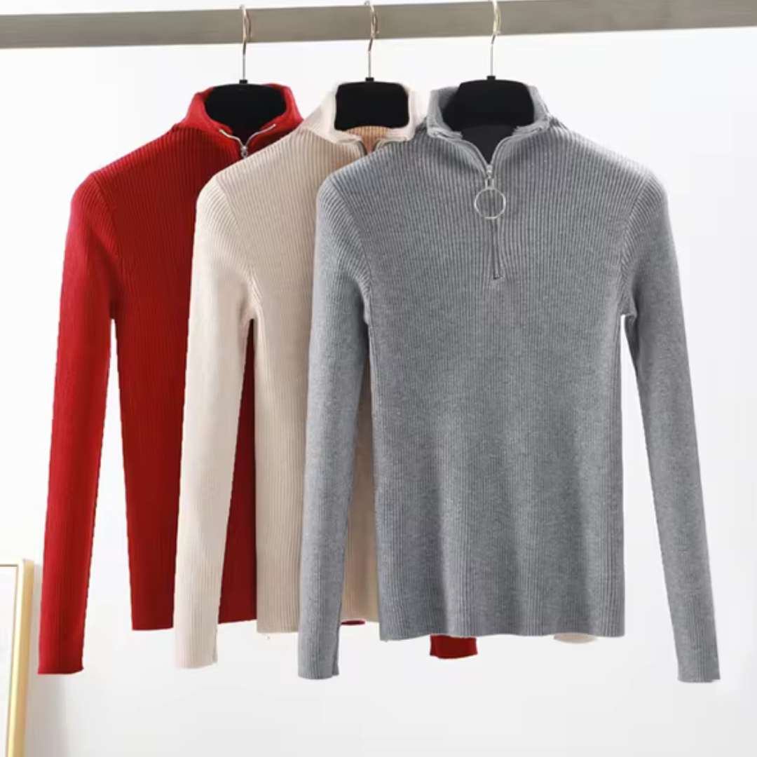 Soft turtleneck jumper for fall & winter