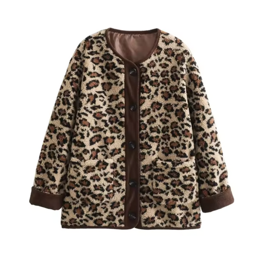 Leoparden Mantel