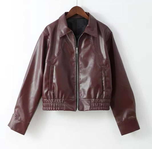 Ruba Lederjacke
